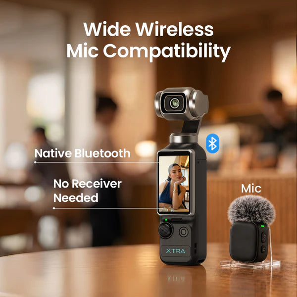 4K/120fps Pocket Gimbal Camera with 1" CMOS Sensor